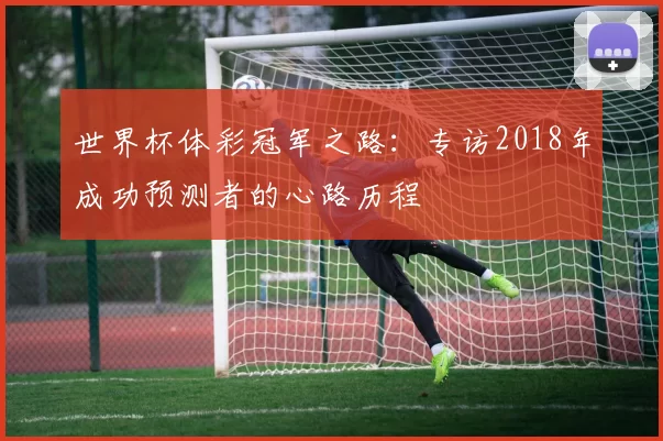 世界杯体彩冠军之路:专访2018年成功预测者的心路历程